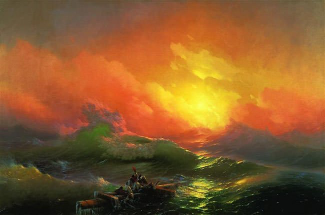 Ivan Aivazovsky – ‘The Ninth Wave’